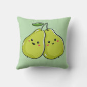 Coussin Nourriture parfaite pour la poire (Verso)