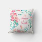 Coussin Nourriture pour bébé Mermaid Pastel Ocean (Recto)