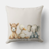 Coussin Nourriture vintage Plush Animaux Bébé (Verso)