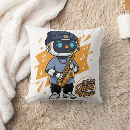 Coussin Nous aimons le Jazz (Couverture)