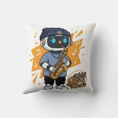 Coussin Nous aimons le Jazz (Verso)
