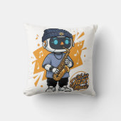 Coussin Nous aimons le Jazz (Recto)