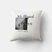 Coussin Nous avons choisi juste marié ajouter le nom de la (Verso)