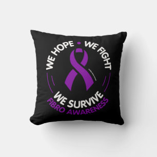 Coussin Nous espérons que nous luttons Nous survivons...Fi