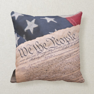 Coussin Nous la Constitution du Peuple
