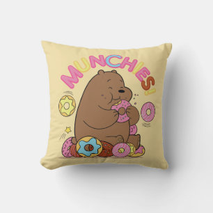 Coussin Nous Ours Nus - Grizz Donut Munchies!