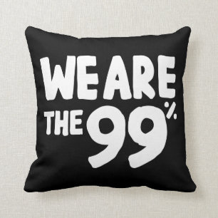 Coussin Nous sommes les 99%