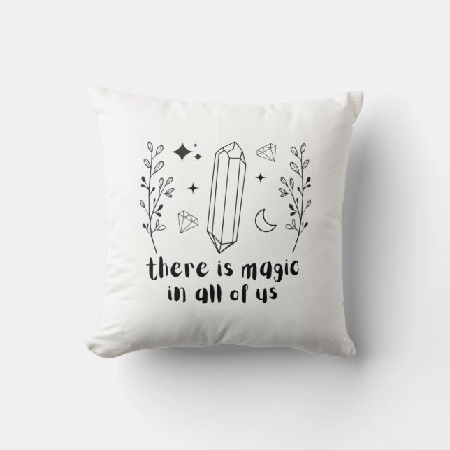 Coussin Nous Sommes Tous Magiques (Recto)