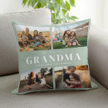 Coussin Nous t'aimons Grand-mère Personnalisé 4 Photo Coll<br><div class="desc">Dites que nous vous aimons à grand-mère cette saison de vacances avec un cadeau de Noël personnalisé jetez un oreiller avec 4 de vos photos préférées et petits-enfants noms et... Tout le texte de cette conception est modifiable afin que vous puissiez ajouter votre propre message ou texte. Disponible dans une...</div>