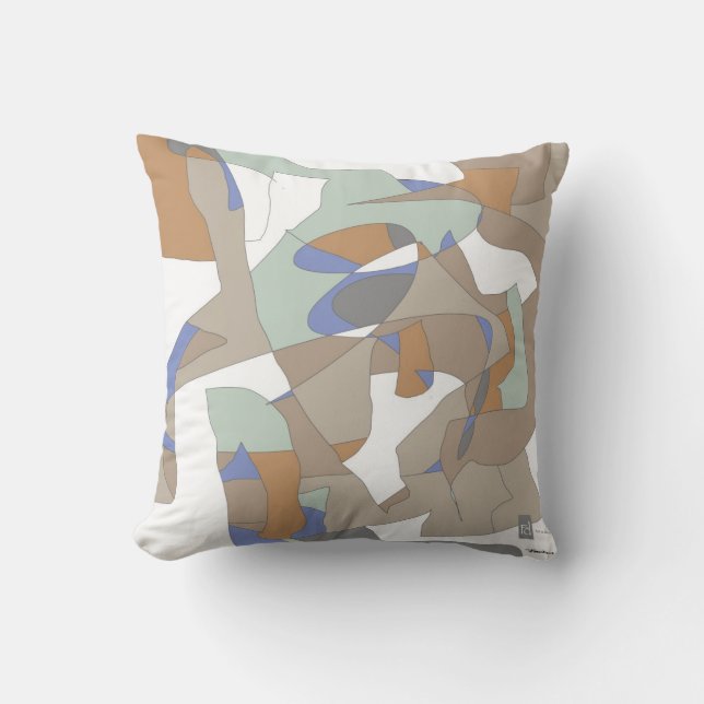 Coussin Nous voici (Recto)