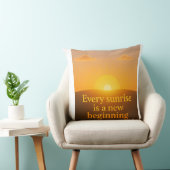 Coussin nouveau début dans la vie (Chaise)