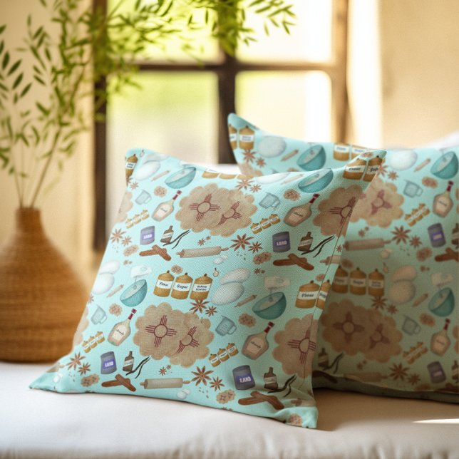 Coussin Nouveau-Mexique Biscochito Cookies Zia Sun (Créateur téléchargé)