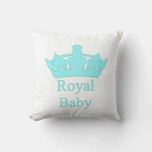 Coussin Nouveau prince - un bébé royal ! (Recto)