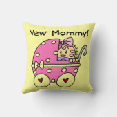 Coussin Nouveaux cadeaux de bébé de maman (Verso)