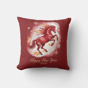 Coussin Nouvel An chinois du Cheval 2026