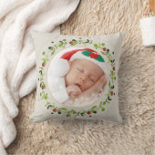 Coussin Nouvel état de naissance de bébé Noël, Faire-part (Couverture)