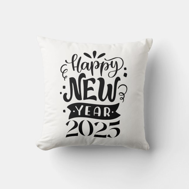 Coussin nouvelle année 2025 (Recto)