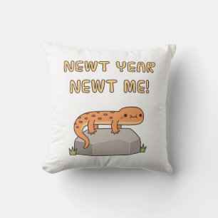 Coussin Nouvelle année nouveau moi, Résolution amusante de