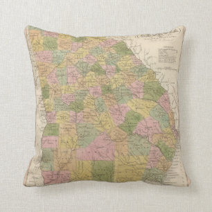 Coussin Nouvelle carte de la Géorgie