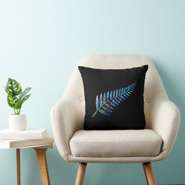 COUSSIN NOUVELLE-ZÉLANDE FERN PAUA (Chaise)