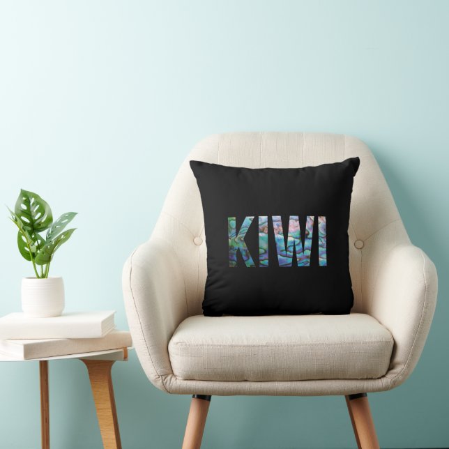 COUSSIN NOUVELLE-ZÉLANDE KIWI PAUA (Chaise)