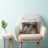 Coussin Nouvellement mariée Merry et Mariée (Chaise)