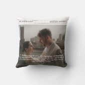 Coussin Nouvellement mariée Merry et Mariée (Verso)