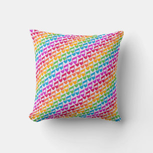 Coussin Nouvelles Notes Arc-en-Ciel Géniales