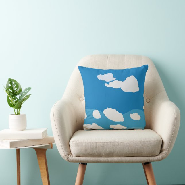 Coussin Nuage de Ciel Bleu (Chaise)