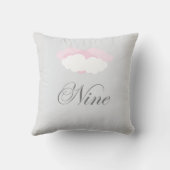 Coussin Nuage Neuf Sensations positives Pink et Grey Texte (Verso)
