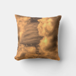 Coussin nuage sépia Abstrait fond abstrait, art, arti