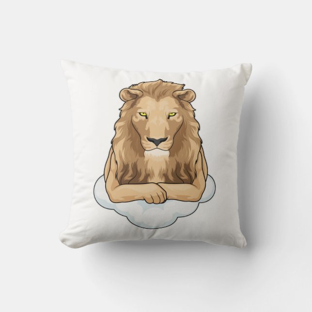 Coussin Nuages de Lion (Recto)