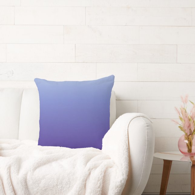 Coussin Nuances de bleu lavande de violet à bleu (Canapé)