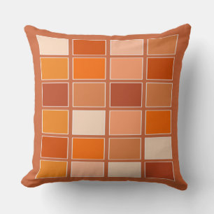Coussin Nuances de blocs orange