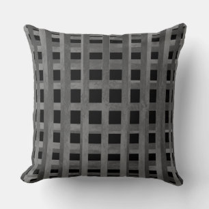 Coussin Nuances de gris plaid