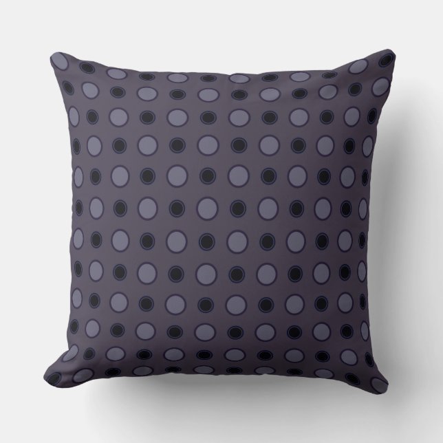 Coussin Nuances de points violets (Recto)