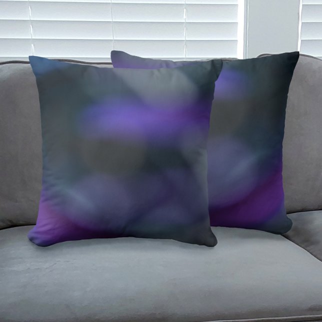 Coussin Nuances de pourpre Abstrait (Créateur téléchargé)