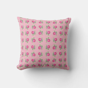 Coussin Nuances de roses roses