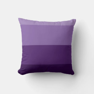 Coussin Nuances des rayures foncées et mauve-clair