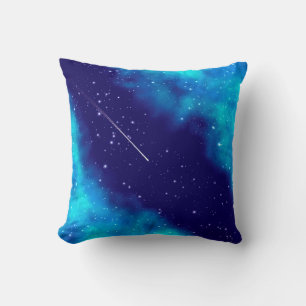 Coussin Nuit bleu marine ciel voie lactée, galaxie, étoile