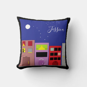 Coussin Nuit en ville :