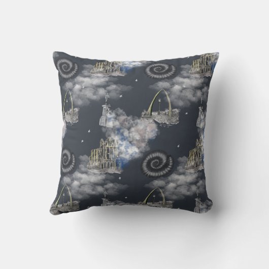 Coussin Nuit étoilée à Whitby Cushion (Verso)