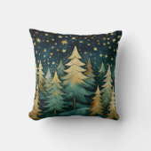 Coussin Nuit sainte et étoilée de Noël (Recto)