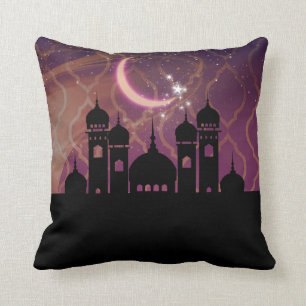 Coussin Nuits arabes marocain moyen-oriental violet rose