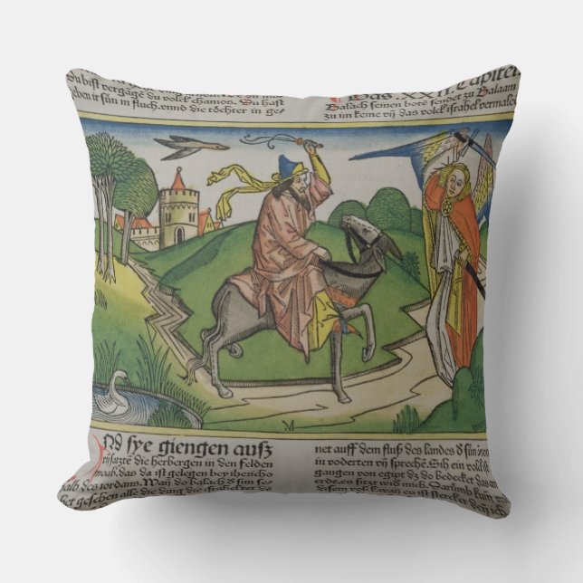 Coussin Numéros 22 âne parlant de 20-35 Balaam, du 'N (Recto)