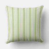 Coussin Nurserie à rayure verte (Verso)