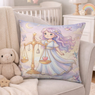 Coussin Nurserie bébé Balance Zodiaque