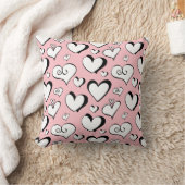 Coussin Nurserie coeurs roses (Couverture)