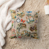 Coussin Nursery Alice Colorful 1800s Classic Wonderland (Couverture)