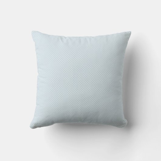 Coussin Nursery Bébé Bleu Personnalisé (Verso)